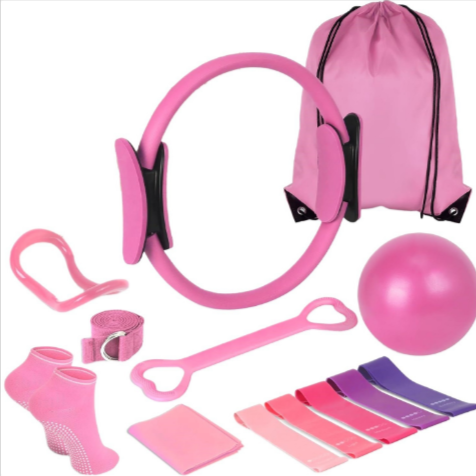 Premium 13-Piece Yoga and Pilates Set for Full-Body Workouts