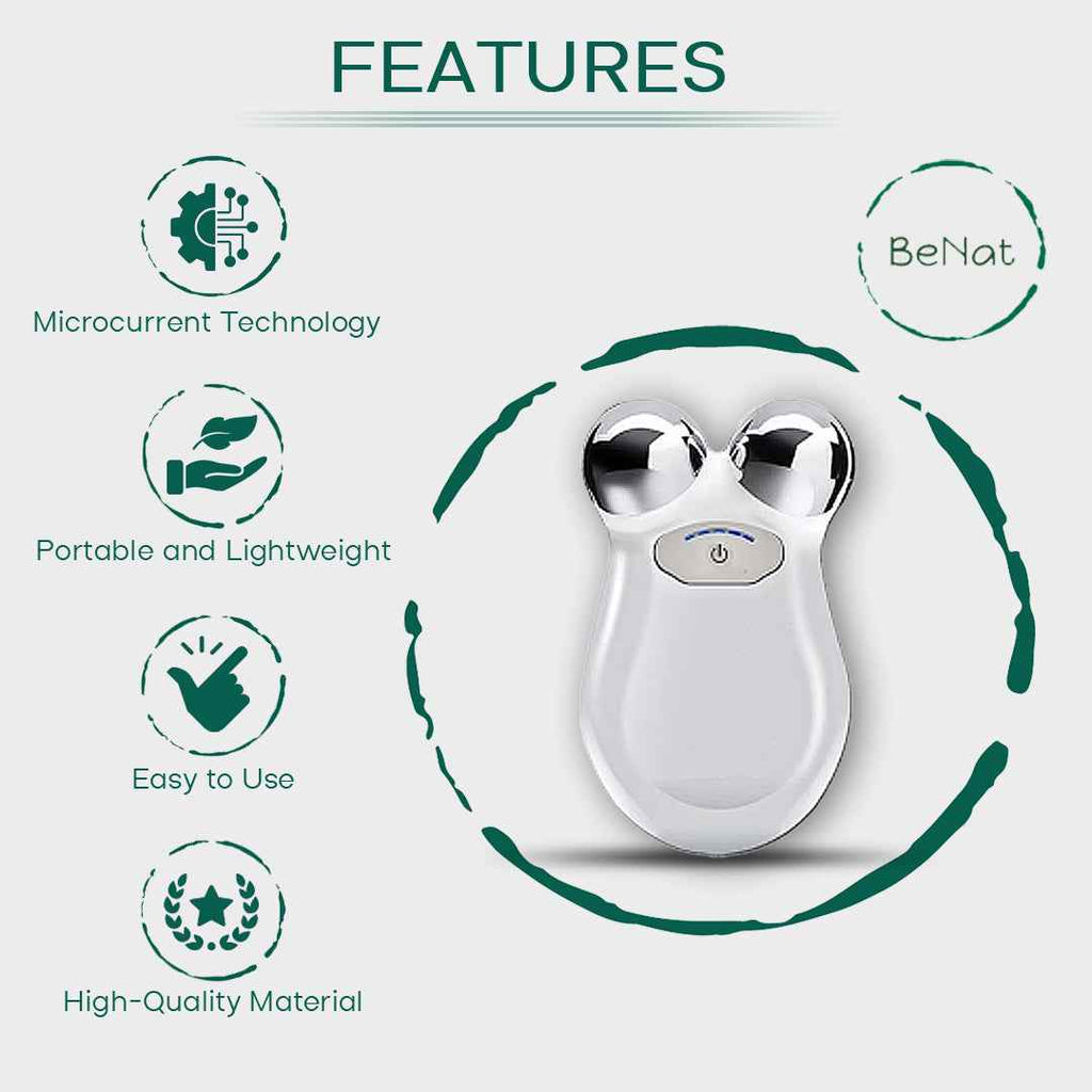 Microcurrent Facial Massager for Youthful Radiance