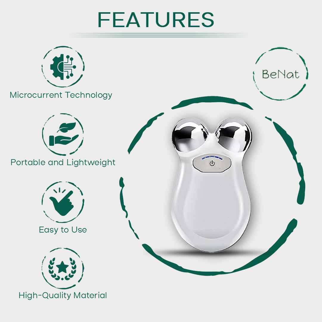 Microcurrent Facial Massager for Youthful Radiance