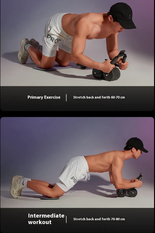 Ab Roller Wheel - Automatic Rebound for Ultimate Core Training