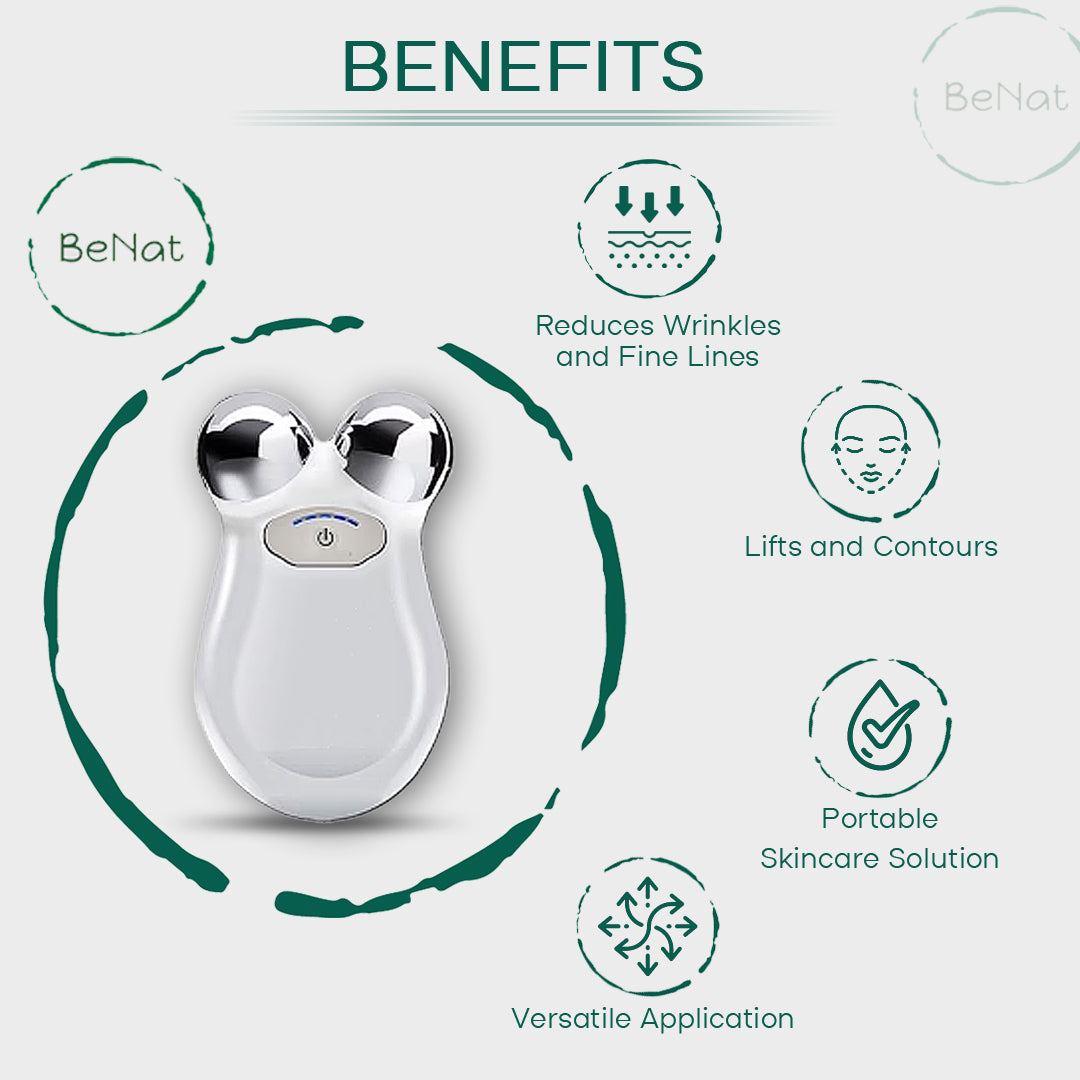 Microcurrent Facial Massager for Youthful Radiance