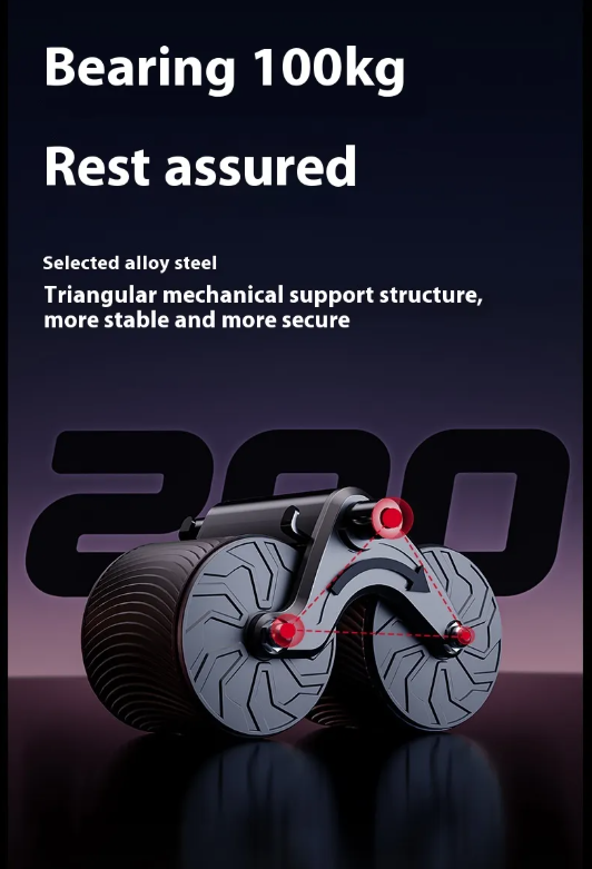 Ab Roller Wheel - Automatic Rebound for Ultimate Core Training
