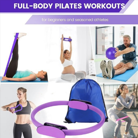Premium 13-Piece Yoga and Pilates Set for Full-Body Workouts