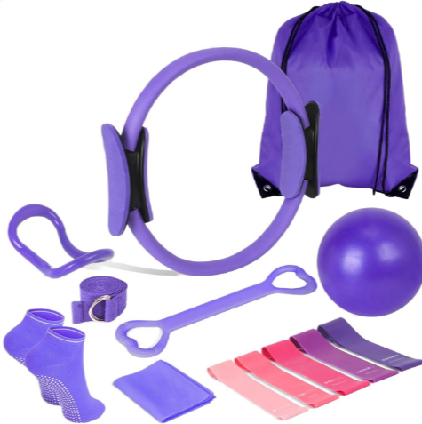 Premium 13-Piece Yoga and Pilates Set for Full-Body Workouts