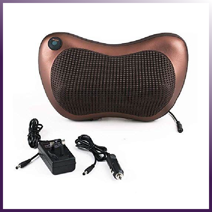 Massage Pillow with Heat - Back and Neck Relief Anytime, Anywhere