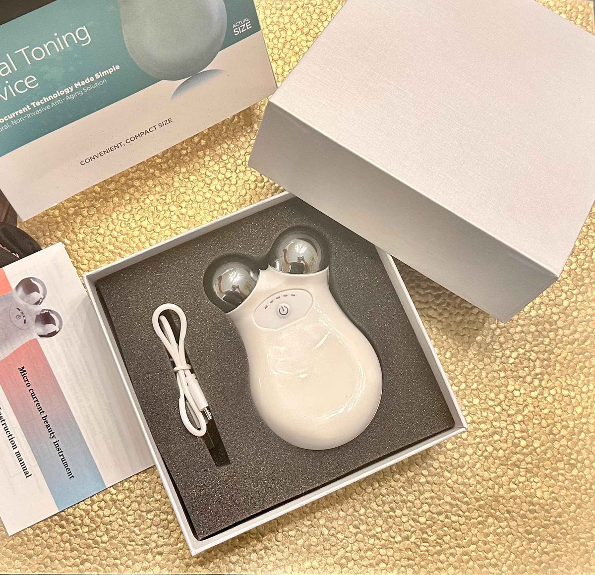 Microcurrent Facial Massager for Youthful Radiance