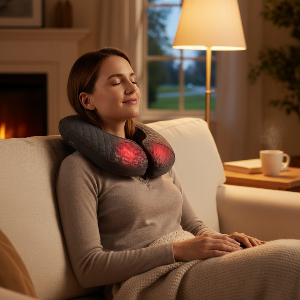 Shoulder and neck massager lifestyle